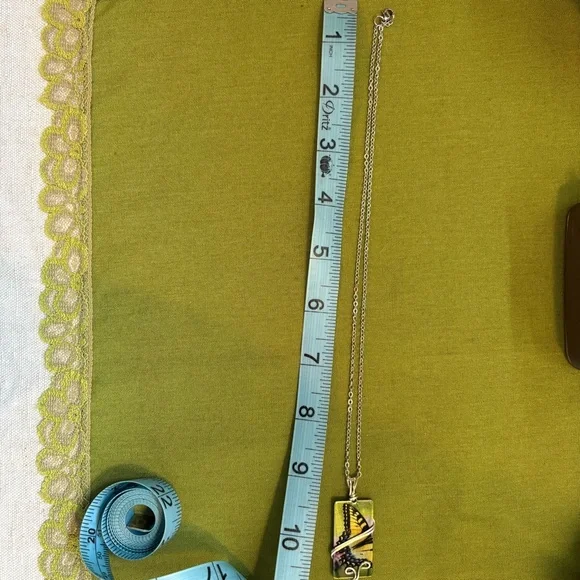 Butterfly Pendant Necklace and Earrings Set - Picture 3 of 4